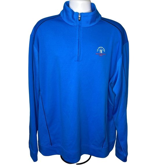 US Senior Open 2018 Broadmoor PGA Golf 1/4 Zip Pullover XXL Cutter And Buck - Picture 1 of 6